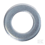 M10 Flat washer zinc pl.