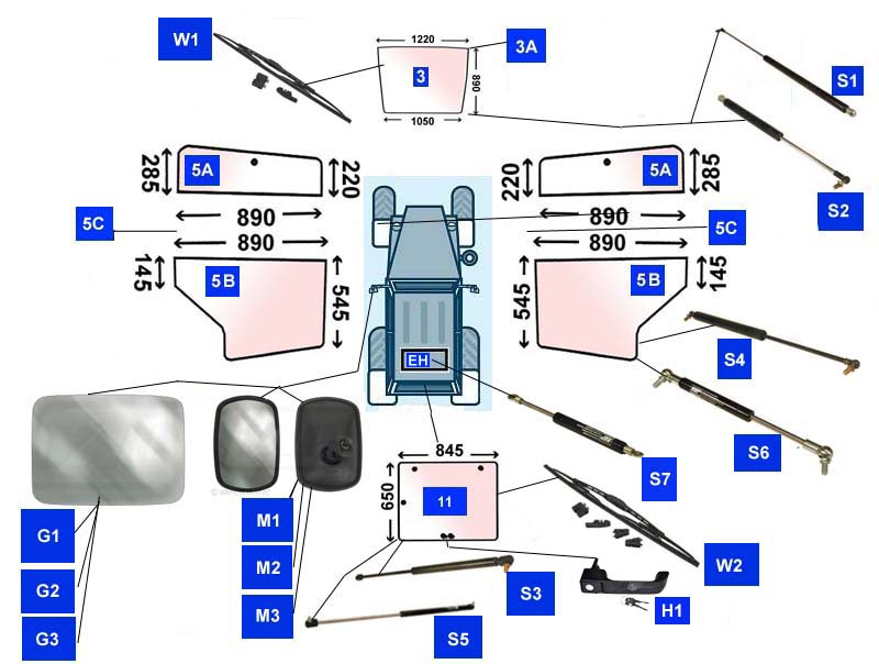 Cab Fittings XL Cab