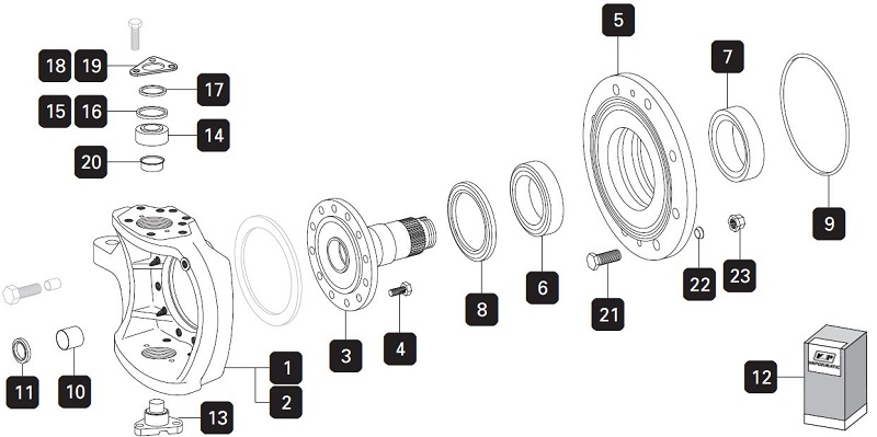 Hub carrier